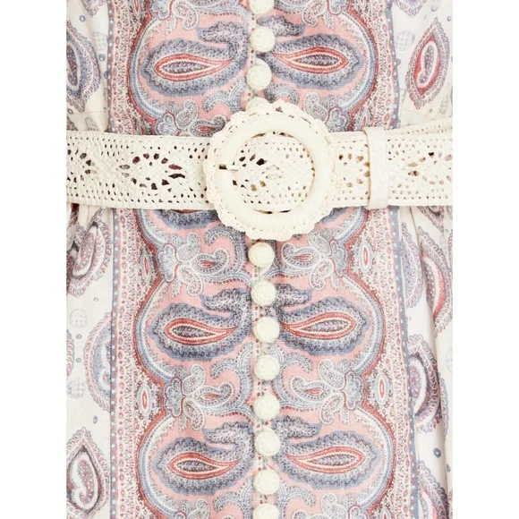 ZIMMERMANN
Belted paisley-print linen mini dress size 1 NWT - Picture 4 of 5